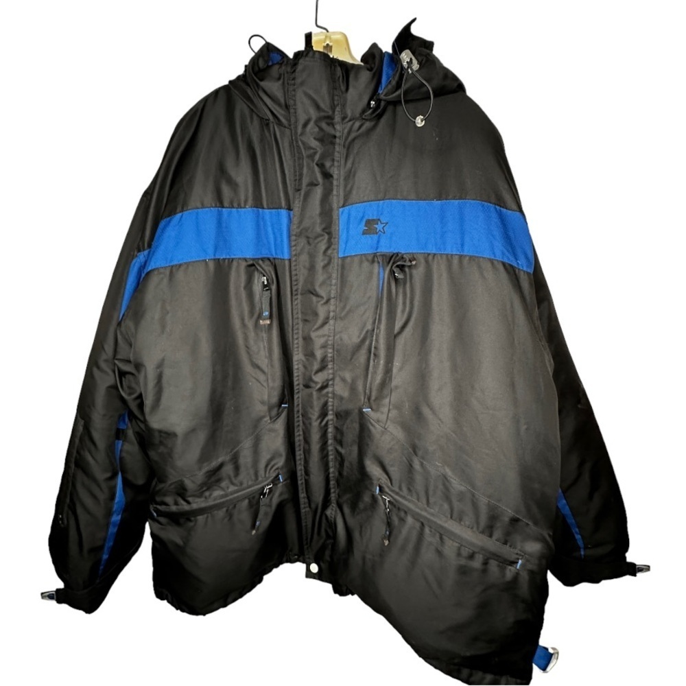 Starter Thick Down-Filled Black Coat